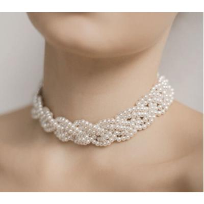 Колье многослойное жемчуг, бусы 67031