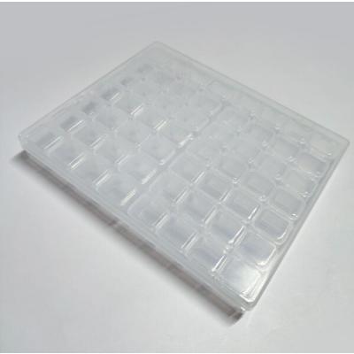 Контейнер пластиковый под бисер 56 ячеек (14*4 яч.) 21*17 см