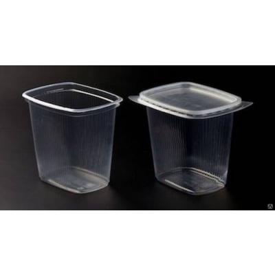Контейнер прямоугольный с крышкой 108*82 мм 500 мл ЮМТ по 50 штук