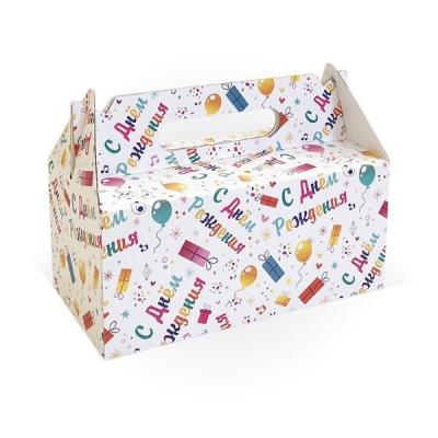 Коробка самосборная 20*10*9 см Сундук С Днем рождения 54232