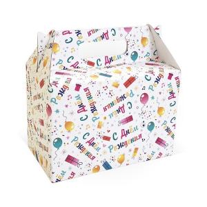 Коробка самосборная 22*12.5*15 см Сундук С Днем рождения 54233