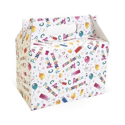 Коробка самосборная 22*12.5*15 см Сундук С Днем рождения 54233