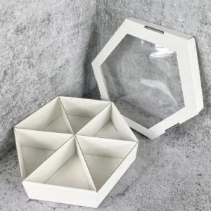 Коробка самосборная 22*22*6 см Белый крышка/дно 517777