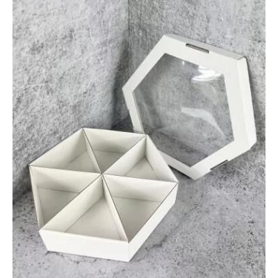 Коробка самосборная 22*22*6 см Белый крышка/дно 517777