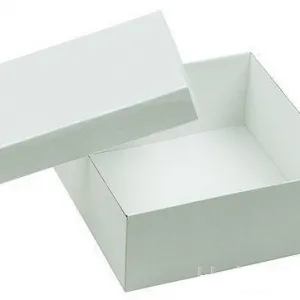 Коробка самосборная 25*25*10 см Белый Крышка-дно 56245