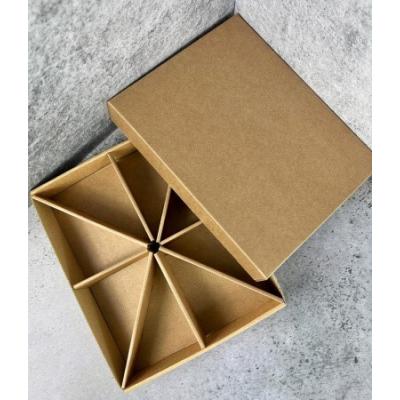 Коробка самосборная 26*21.5*4 см МГК бурый крышка/дно 517756