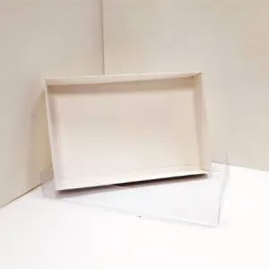 Коробка самосборная 28*22*4.5 см С окном 49507