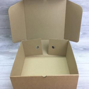 Коробка самосборная 28*28*13 см МГК бурый 51734