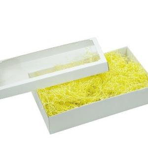 Коробка самосборная 45*25*10 см МГК белый с окном крышка/дно 51751