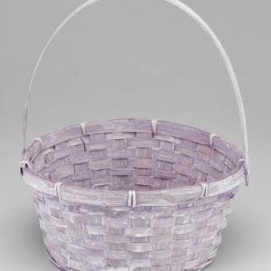 Корзина плетеная (бамбук) 26*12*30 см Свело-фиолетовый 50005