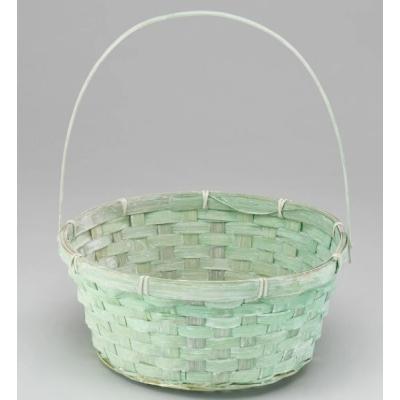 Корзина плетеная (бамбук) 26*12*30 см Свело-зеленый 50004