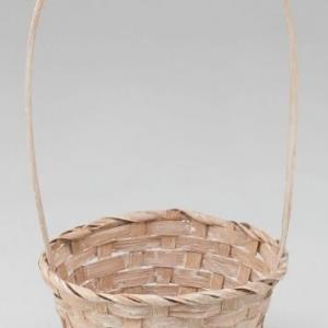 Корзина плетеная (бамбук) D13*H9.5/28 см Коричневый 50017