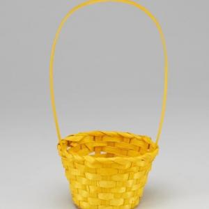 Корзина плетеная (бамбук) D13*H9.5/28 см Желтый 50008