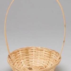 Корзина плетеная (бамбук) D19*H5/31 см Натуральный 50024