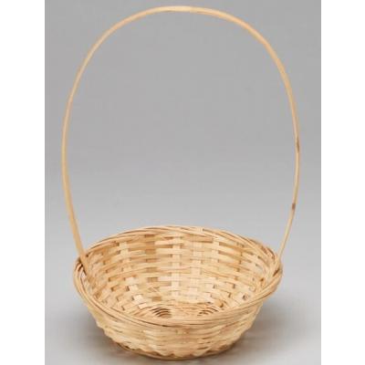 Корзина плетеная (бамбук) D19*H5/31 см Натуральный 50024
