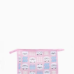 Косметичка на молнии розовая 574601