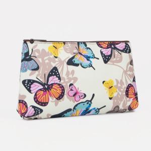 Косметичка простая отдел на молнии бежевый 57675