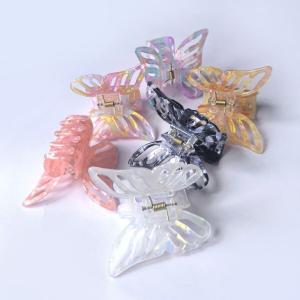 Краб для волос Бабочка перламутровая (6 см) 13233