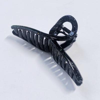 Краб для волос блестящий Дуга с петлей (11 см) 1376