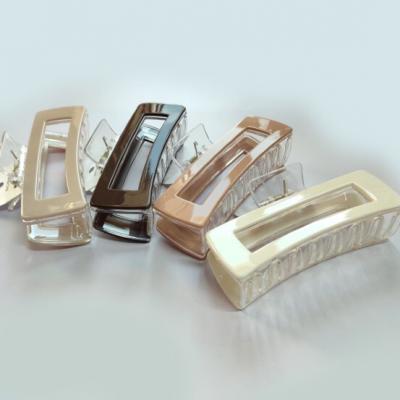 Краб для волос Люкс прямоугольный цветной (Цена за штуку) 13511