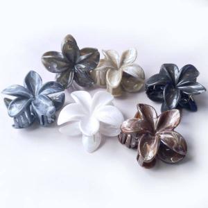 Краб для волос мраморный перламутр