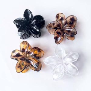 Краб для волос пластик/металл 