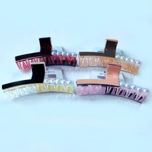 Краб для волос Премиум с перламутровым жемчугом (10 см) 13222