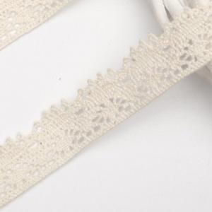 Кружево хлопковое 2 см*10 ярд Бежевый 172182