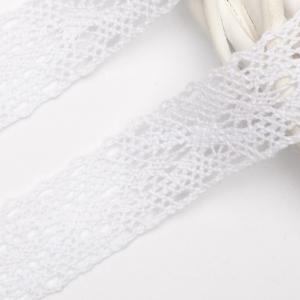 Кружево хлопковое 2.5 см*10 ярд Белый 172185