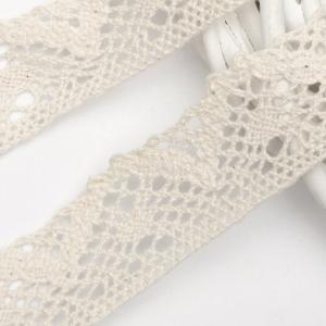 Кружево хлопковое 3 см*5 ярд Бежевый 172189
