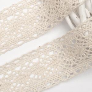 Кружево хлопковое 3.5 см*5 ярд Бежевый 172191