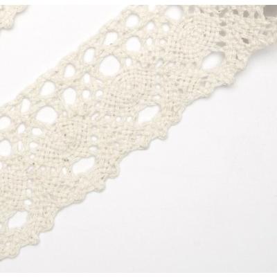 Кружево хлопковое 4 см*5 ярд Бежевый 172192