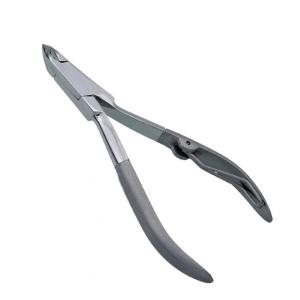 Кусачки для ногтей 221-32811/2Т матовые одна пружина, лезвия 6 мм