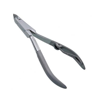 Кусачки для ногтей 221-32811/2Т матовые одна пружина, лезвия 6 мм