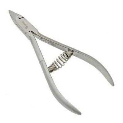 Кусачки для ногтей 222-506 матовые спиральная пружина лезвия 8 мм