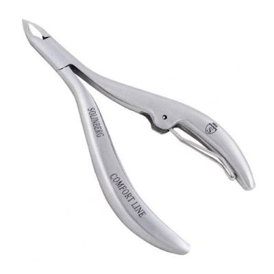 Кусачки для ногтей 222-904 серебристые одинарная пружина