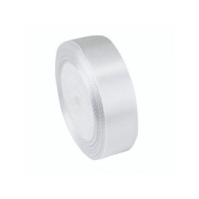 Лента атласная сатин 0.6 см*25 Y Белый 06/01