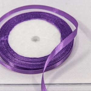 Лента атласная сатин 0.6 см*25 Y Фиолетовый 562-6/69