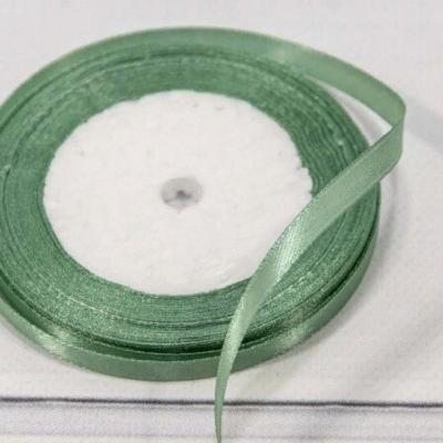 Лента атласная сатин 0.6 см*25 Y Серая спаржа 562-6/93