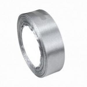 Лента атласная сатин 0.6 см*25 Y Серебряный 06/59