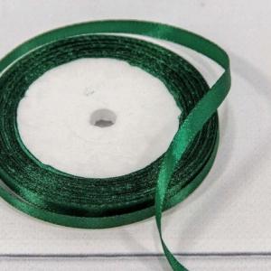 Лента атласная сатин 0.6 см*25 Y Темно-зеленый 562-6/56