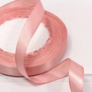 Лента атласная сатин 1.2 см*25 Y Грязно-розовый 44112135