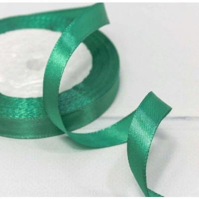 Лента атласная сатин 1.2 см*25 Y Мятный 12/54