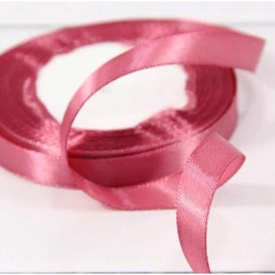 Лента атласная сатин 1.2 см*25 Y Серовато пурпурно-красный 562-12/127