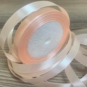 Лента атласная сатин 1.2 см*25 Y Телесный 12/06