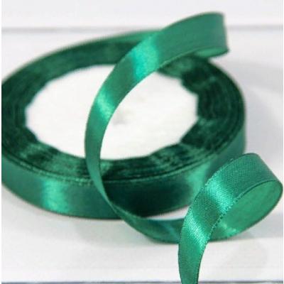 Лента атласная сатин 1.2 см*25 Y Темно-бирюзовый 562-12/96