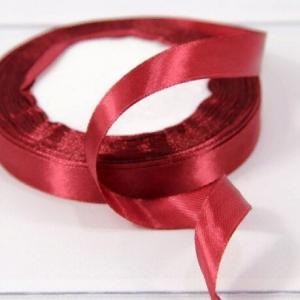 Лента атласная сатин 1.2 см*25 Y Винный 562-12/152