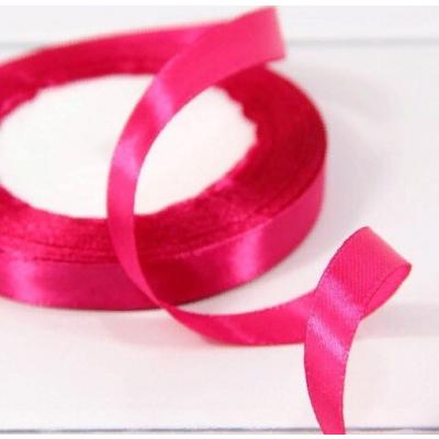Лента атласная сатин 1.2 см*25 Y Вишневый 562-12/72
