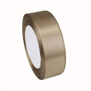 Лента атласная сатин 1.2 см*25 Y Золото 12/60