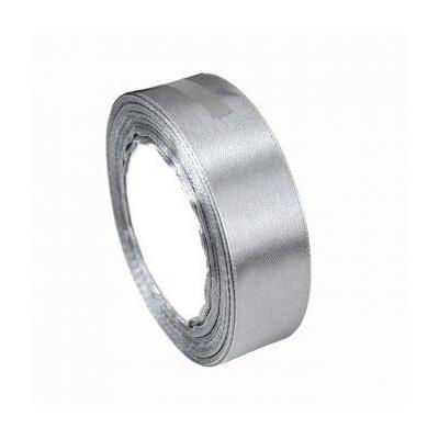 Лента атласная сатин 1.9 см*25 Y Серебряный 19/59